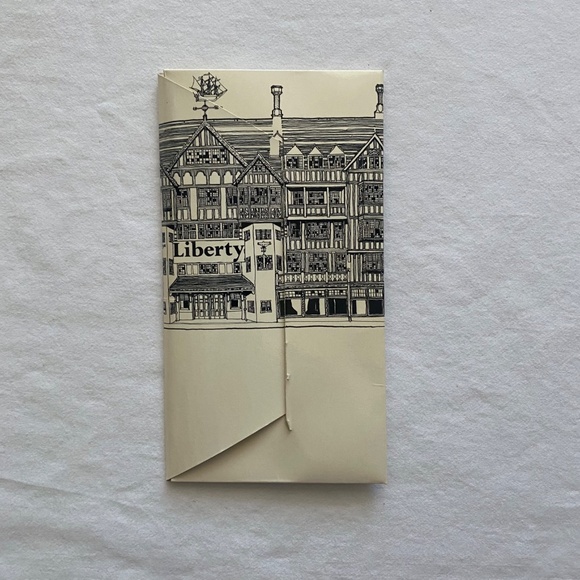 Vintage Liberty of London Silk Scarf - Autumn Floral Print with Original Package - Picture 13 of 14